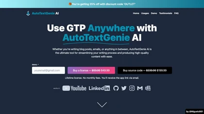 AutoTextGenie AI